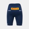 Bekleidung Trek Teambekleidung | Santini Lidl-Trek Women'S Replica Race Short Dark Blue/Yellow