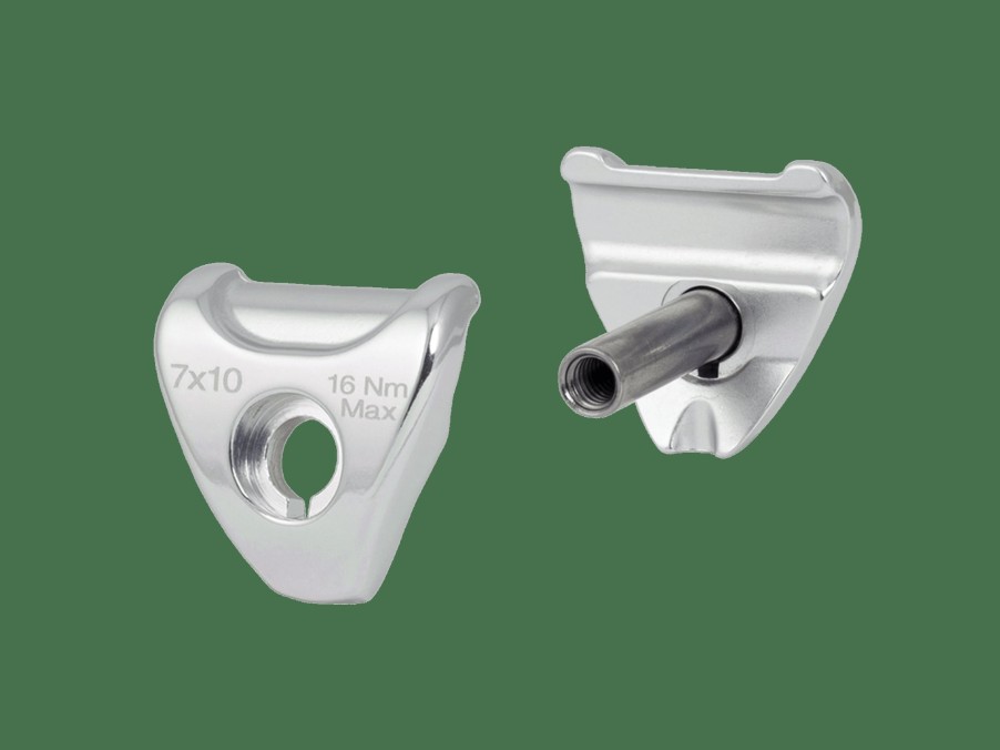 Ausstattung Trek Sattelstützen | Bontrager Rotary Head Seatpost 7X10Mm Saddle Clamp Ears Silver