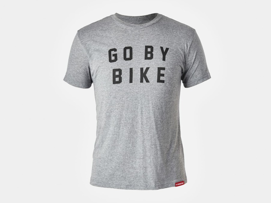 Bekleidung Trek T-Shirts | Trek Go By Bike T-Shirt Grey