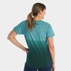 Bekleidung Trek T-Shirts | Trek Fade Women'S T-Shirt Dark Teal