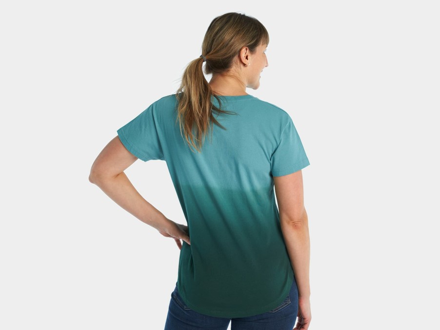 Bekleidung Trek T-Shirts | Trek Fade Women'S T-Shirt Dark Teal