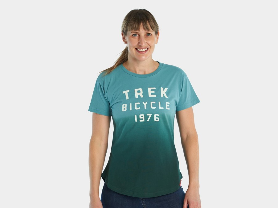 Bekleidung Trek T-Shirts | Trek Fade Women'S T-Shirt Dark Teal