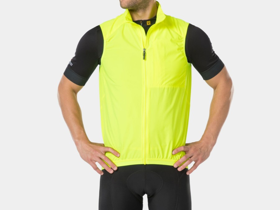 Bekleidung Trek Jacken & Westen | Bontrager Circuit Fahrradwindweste Visibility Yellow