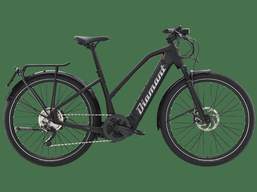 E-Bikes Trek | Zouma Deluxe+ S (Einstieg: Mittel) Tiefschwarz