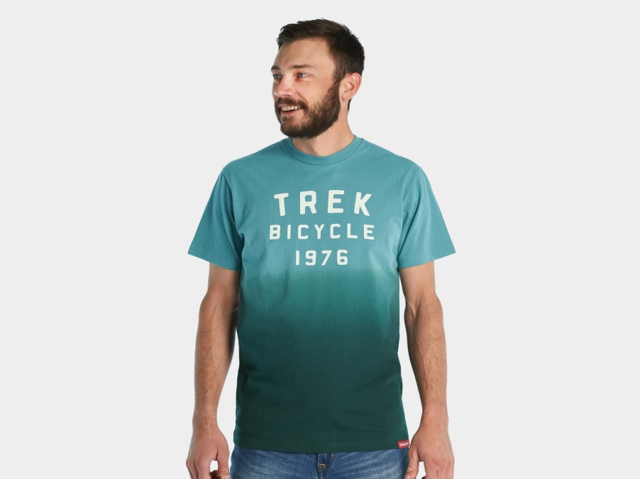 Bekleidung Trek T-Shirts | Trek Fade Unisex T-Shirt Dark Teal