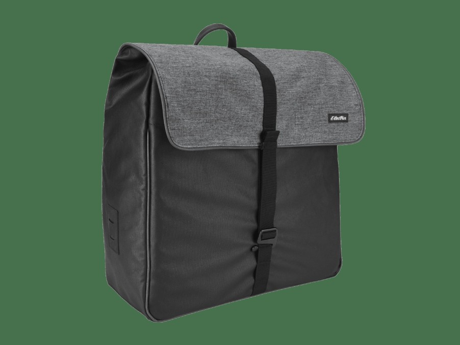 Ausstattung Trek Taschen & Gepäckträgertaschen | Electra Heather Charcoal Pannier Bag Black/Grey