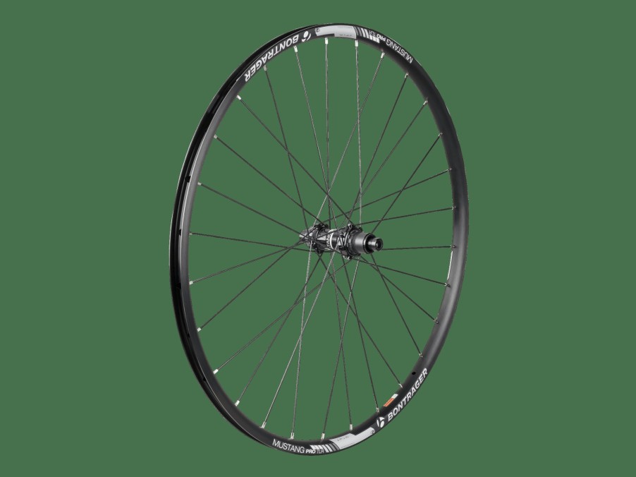 Ausstattung Trek Laufräder | Bontrager Mustang Pro 29" Tlr Center Lock Disc Mtb Wheel Black