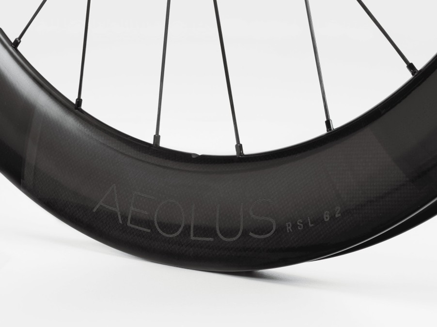 Ausstattung Trek Laufräder | Bontrager Aeolus Rsl 62 Tlr Disc Road Wheel Black