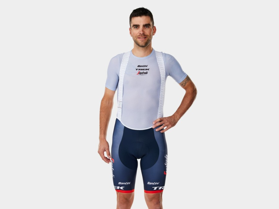 Bekleidung Trek Teambekleidung | Santini Trek-Segafredo Men'S Rsl Team Tragershorts Dark Blue