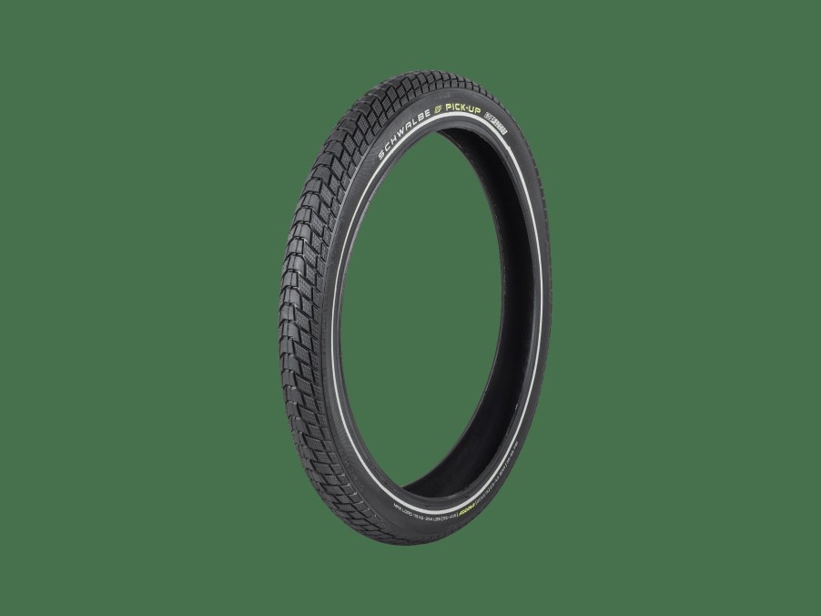 Ausstattung Trek Reifen | Schwalbe Pick-Up Addix-E Reflective Twinskin Cargo Bike Tire Black