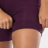 Bekleidung Trek Shorts & Trägershorts | Bontrager Vella Women'S Indoor Cycling Short Mulberry