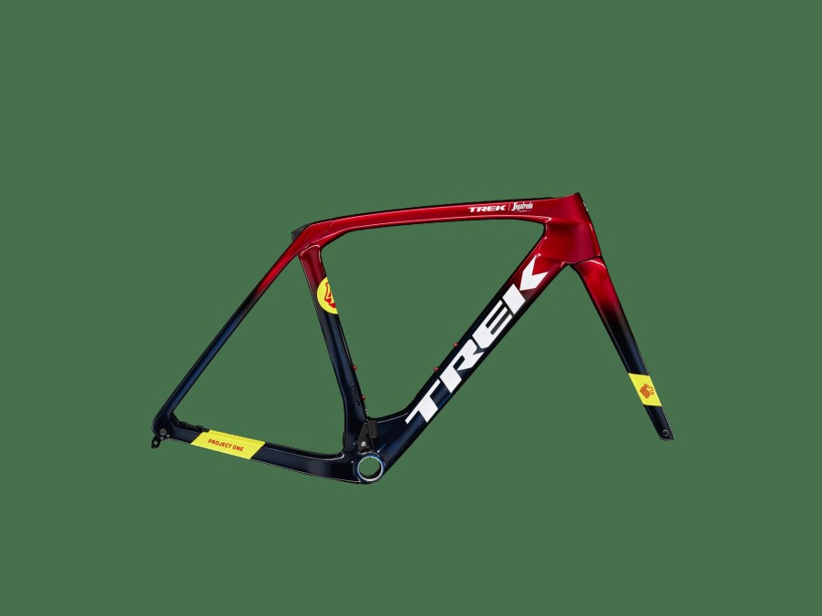 Gravelbikes Trek | Rahmenset Domane Rsl Gen 4 Metallic Red Smoke To Blue Smoke Fade