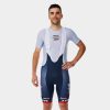 Bekleidung Trek Teambekleidung | Santini Trek-Segafredo Men'S Team Replica Race Tragershorts Dark Blue