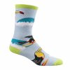 Bekleidung Trek Accessoires | Electra Surfbird Socks Bahama Blue/Lime