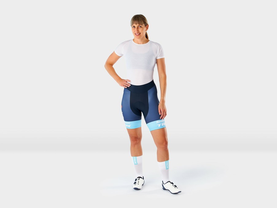 Bekleidung Trek Teambekleidung | Santini Trek-Segafredo Women'S Team Replica Short Dark Blue