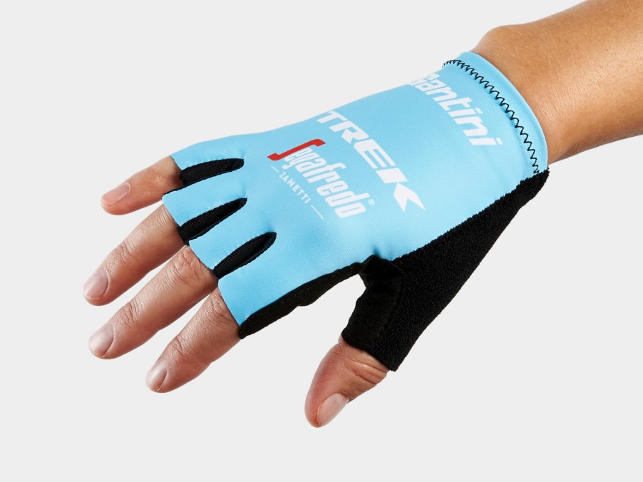 Bekleidung Trek Accessoires | Santini Trek-Segafredo Women'S Team Fahrradhandschuh Light Blue