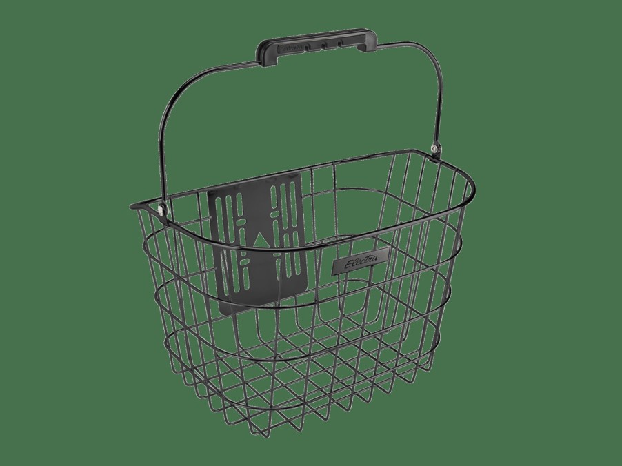 Ausstattung Trek Körbe | Electra Stainless Wire Frontkorb Mit Schnellverschluss Black