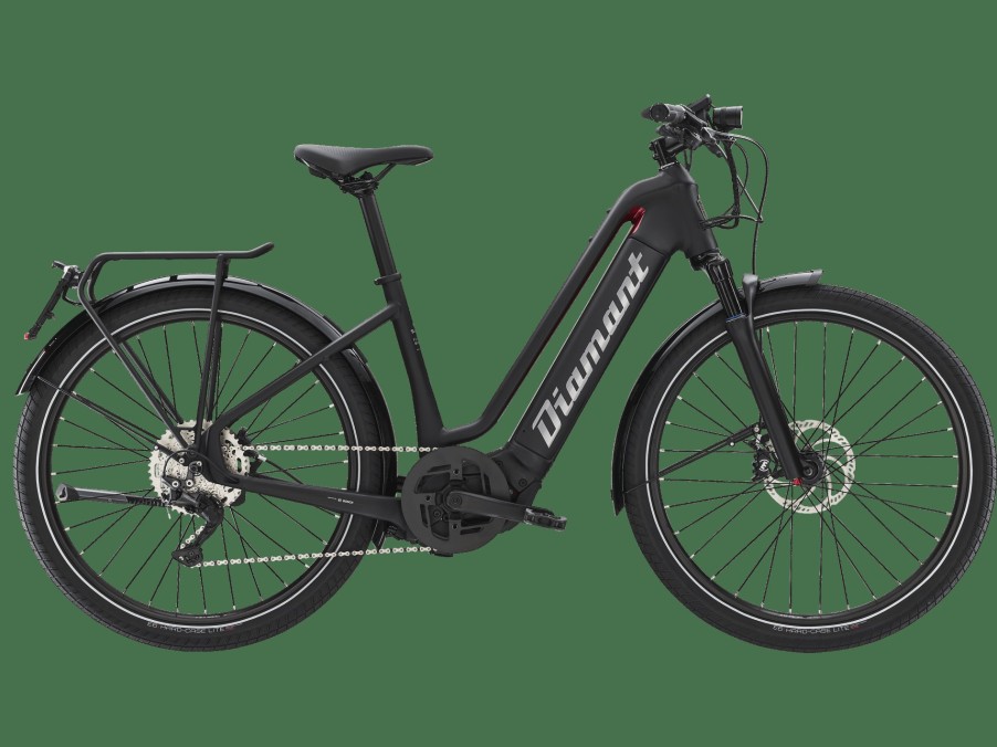 E-Bikes Trek | Zouma Deluxe+ S (Einstieg: Tief) Tiefschwarz