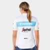 Bekleidung Trek Teambekleidung | Santini Trek-Segafredo Women'S Team Replica Race-Trikot White/Light Blue