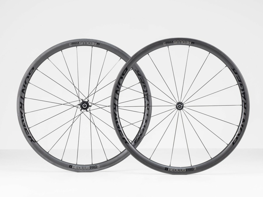 Ausstattung Trek Laufräder | Bontrager Aeolus Pro 3 Tlr Road Wheel Black/Anthracite