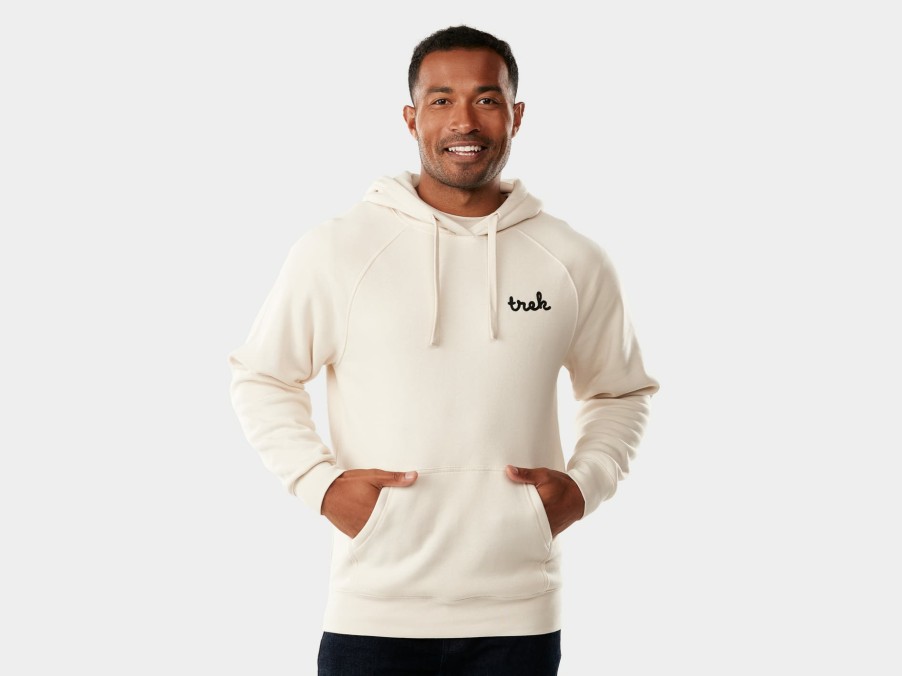 Bekleidung Trek Freizeitbekleidung | Trek Chain Stitch Unisex Hoodie Cream